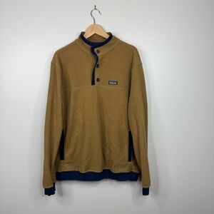 Patagonia Shearling Deep Pile Button Fleece Sweater XL